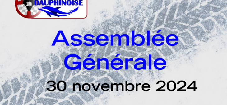 Assemblée générale : 30 novembre 2024